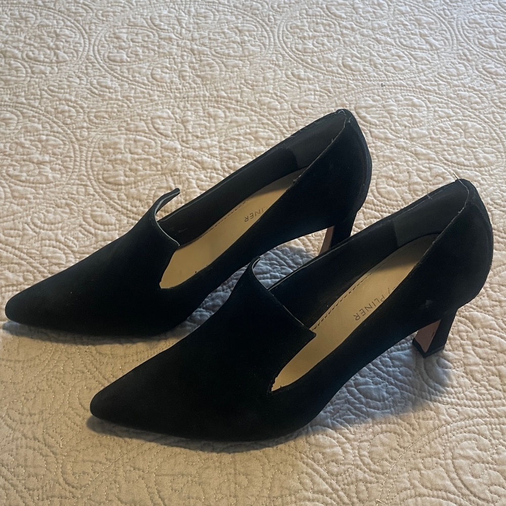 Donald Pliner Black Suede Women's Heels